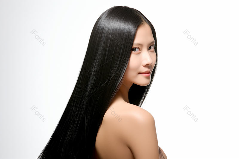 高清的图片女性美发护发长头发折色背景,高清,摄影图,摄影图片,图片大全,摄影图免费下载